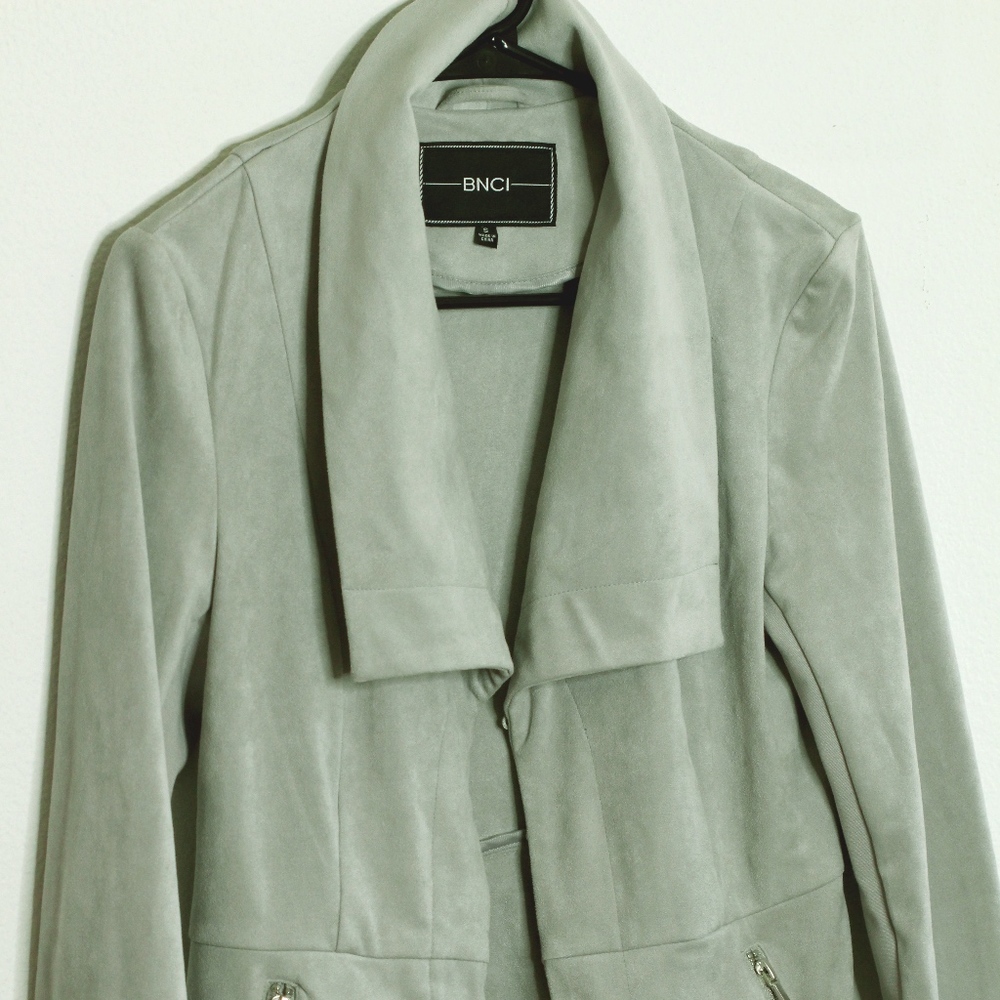 Grey Suede Jacket